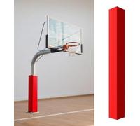 SXEVZOO Coussin de Poteau de Basket-Ball 180cm Haut Imperméable Toutes Saisons Protection en Mousse pour Poteaux Carrés de 9x9,15x15,20x20cm pour Plus de Sécurité(Red,10x10cm Pole)