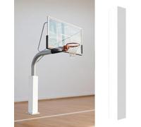 SXEVZOO Coussin de Poteau de Basket-Ball 180cm Haut Imperméable Toutes Saisons Protection en Mousse pour Poteaux Carrés de 9x9,15x15,20x20cm pour Plus de Sécurité(White,10x15cm Pole)