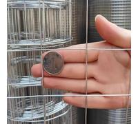 SXEVZOO Grillage Métallique Galvanisé Pour Poulailler, 50x50mm Trou Clôture Grillagée Soudée En Acier Inoxydable 304 Pour Lapin, Jardin, Plate-bande Surélevée(1x20m)