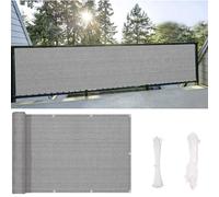 SXEVZOO Hauteur 40cm/50cm Brise Vue pour Extérieur Balcon Petit, Couverture de Écran Jardin Vent et UV HDPE Pare-Soleil de Terrasse Résistance à la Déchirure (Color : Grey, Size : 40x240cm)