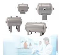 SXEVZOO Réservoir D'air Haute Pression 2L-100L, Réservoir de Stockage Horizontal en Acier au Carbone pour Compresseur D'air, Dispositif Tampon de Gaz pour Urgences(3L/0.8Gal(Style A))