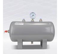 SXEVZOO Réservoir d'air Haute Pression avec Kit de Montage, 1 3 5 10 24 30 50 60 L Grands Réservoirs d'air de Réserve, Réservoir de Stockage d'air Horizontal en Acier(5L(35x14x16))