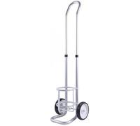 SXEVZOO Support de Cylindre Gaz Support de bouteille d'oxygène à roulettes, solution de mobilité facile, chariot à main pour bouteille d'oxygène, Construction Robuste(Diameter 15.8cm(6 1/4"))