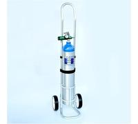 SXEVZOO Support de Stockage d'oxygène, Chariot Roulant pour Bouteille de Gaz Unique, Chariot Porte-bouteille Portable, pour Déplacements, Camping-cars, Hôpitaux(Diameter 12.5cm(4 7/8"))