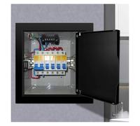 SXEVZOO Trappe d'accès pour Murs ou Plafonds, Trappe d'accès Encastrée pour Combles ou Camping-cars, Trappe d'inspection Métallique à Fermeture par Pression(45x45cm)