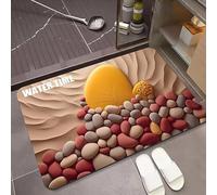 SXHEYUY Paillasson Porte D'entrée, Tapis 3D À Illusion D'optique, Paillasson en Pierre 3,5mm D'épaisseur, Tapis À Illusion D'optique 3D pour Salon Et Salle Bain, Intérieur Et Extérieur,F,50 * 80CM