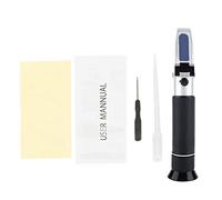 Sxhlseller 0-100% Salinity Refractometer for Seawater Salt Concentration | Salinomètre portatif avec Compensation automatique de la température, pour Aquarium, Mariculture, enquête marine, des