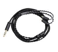 Sxhlseller 0.78mm 2 Broches Câble Écouteur 6N OCC 32AWG 3.5mm HiFi Câble | Cordon tressé en cuivre monocristallin, ajustement universel pour les musiciens IEM, conception tricotée sans