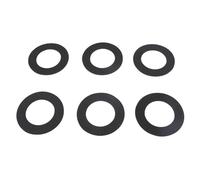 Sxhlseller 15 Pièces Joint d'étanchéité de Haut-Parleur 76mm, Anneau D'espacement de Haut-Parleur en Mousse EVA, Tampon d'étanchéité Anti-Vibration de Réduction du Bruit pour la Réparation