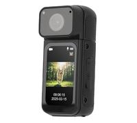 Sxhlseller 2,7k Mini Caméra Corporelle, Caméra d'action de Pouce avec Une Lentille Ultra Large de 170 °, Corps Magnétique, Batterie de 350 MAh, adapté au Travail, à Vélo, à Voyager (Black)