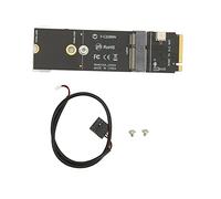 Sxhlseller 2 E Clé vers M.2 Clé M SSD Carte Riser pour Carte Réseau | Adaptateur PCB durable, convertisseur SSD M.2, installation facile avec plateau et vis