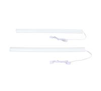 Sxhlseller 2 Pièces ARGB Water Cooling Tube 360 Panoramic Soft Light | Programmable 16,8 millions de couleurs, installation DIY, 35 perles de lampe par tube, matériau en silicone, pour