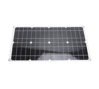 Sxhlseller 25W Panneau Solaire Contrôleur Kit pour Camping Voyage (30A) | Chargeur solaire portable, solution d\'alimentation extérieure, adaptation automatique 12 V 24 V, équipement de randonnée