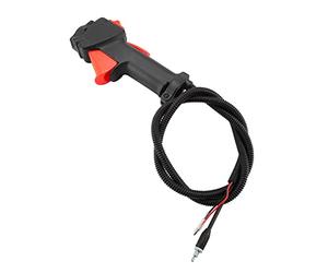 Sxhlseller 26mm -Bordures Poignée avec Commande D'accélérateur et Câble | Ensemble de gâchette d\'accélérateur pour débroussailleuse, interrupteur de poignée de remplacement pour barre de de 26mm,