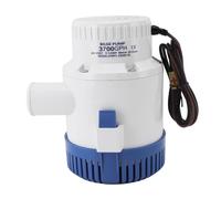 Sxhlseller 3700 Pompe de Cale Marine GPH, Pompes à Eau électrique Submersible Silencieuses avec Ascenseur de 26,2 Pieds pour les Bateaux, les Camping-cars et les étangs, le Boîtier ABS (24V)