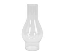 Sxhlseller Abat-jour en Verre pour Lampe à Huile 5,3 Cm Cheminée Camping | Matériau robuste résistant à la chaleur, Convient à de nombreux types de lampes, Processus d\'installation rapide, -vent