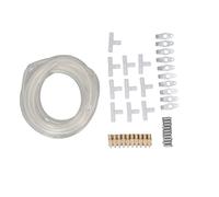Sxhlseller Abreuvoir à Tétine pour Lapin, Tuyau Transparent de 0,3 Pouces et 16,4 Pieds, Système d'arrosage Automatique pour Lapin Tout en Cuivre pour Cage, Distributeur d'eau Anti-Fuite Facile à
