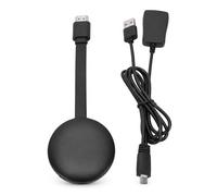 Sxhlseller Adaptateur D'affichage sans Fil 4K avec WiFi Double Bande 5GHz | **Modes Miroir et étendu, Câble de Sortie Vidéo intégré, alimenté par USB, sans Application ni Pilote requis.**