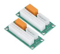 Sxhlseller Adaptateur Double Bloc d'alimentation 24 Broches 4 Broches |Démarreur de Synchronisation à Double Alimentation pour Disque Dur de Carte Graphique BTC Miner