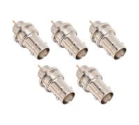 Sxhlseller Adaptateur Féminin BNC, Metal BNC Crimp Connecteur Féminin 5pcs pour Le Scanner Radio pour VHF UHF CB Amateur Radio