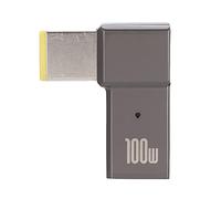 Sxhlseller Adaptateur PD de Type C en Alliage de Zinc Chargeur d'alimentation USB C 100 W Convertisseur de Charge Portable Plug and Play pour Ordinateurs Portables ThinkPad Utilisation de