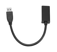 Sxhlseller Adaptateur USB 3.0 vers, Câble Convertisseur Vidéo 1080P 60 Hz pour Ordinateur Portable 10/8/7, Plug and Play, Haute Vitesse 5 Gbit/s, Mode étendu et Miroir, Noir