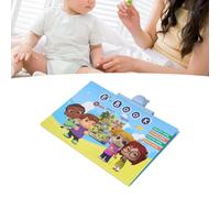 Sxhlseller Affiche D’Apprentissage Musical ABC |Tableau Mural Parlant Interactif pour Les Tout-Petits avec Lumières, Jouet éducatif Rechargeable pour Lettres, Mots, Chiffres et Orthographe