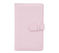 Sxhlseller Album Photo 3 Pouces 108 Pochettes, Mini Album en Cuir PU avec Serrure, Pages Haute Transparence pour Fuji Mini 11 12, Photos de Mariage, bébé, Voyage (Rosé clair)