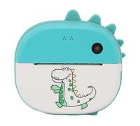 Sxhlseller Appareil Photo instantané 48 MP, écran HD 2 Pouces, sans Encre, Forme de Dinosaure, Batterie 800 MAh, Chargement de Type C, pour Enfants et Adolescents. Enregistrements de Vie