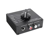 Sxhlseller Atténuateur de Son Variable en Ligne avec 6 Modes Commutables pour un équilibrage Clair du Signal Radio Corporation of America 1 X Atténuateur de Son Stéréo Passif