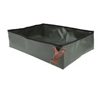Sxhlseller Bac à Litière Pliable pour Chat pour Voyage, étanche |Toilettes Pliables Portables pour Hôtels de Camping en Plein Air, Grand Diamètre Extérieur Vert Facile à Nettoyer (OD Vert Grand)