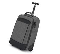 Sxhlseller Backpack à Roulement à Vide avec Verrouillage de Mot de Passe Douanier, Sac à Dos de Chariot à L'épreuve de L'eau avec Roues, Faible Bruit, Sac à Dos pour Ordinateur Portable (GREY)