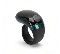 Sxhlseller Bague Intelligente, Bague de Compteur avec Grande ran Rotatif, Rappel de L'heure, Affichage Numérique et Synchronisation D'application pour Compter Les Tâches, Le Travail, (Green)