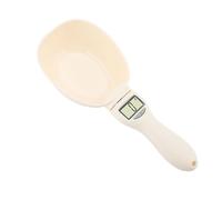 Sxhlseller Balance de Cuillère à Mesurer Numérique, Tasse de Pesée Intelligente Réglable pour Chien Chat, 800g/0,1g Haute Précision avec écran LCD pour les Cuisiniers à Domicile,