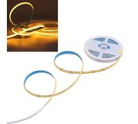 Sxhlseller Bande Lumineuse LED COB Contrôlée par Gestes, Blanc Chaud 800 Lm, IRC élevé, étanche IP65, Flexible, Découpable, Angle de Faisceau 180 °, Bande Lumineuse LED pour Armoire de (oncle