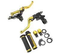 Sxhlseller Barre de Poignée de 22 Mm Adaptée au Levier de Maître-cylindre Matériau en Alliage D'aluminium de qualité Supérieure Ne Se Décolore Pas Pratique Gain de Temps 2 Pièces Moto Universelle