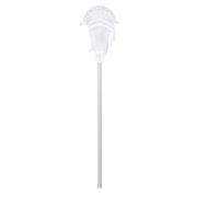 Sxhlseller Bâton de Crosse en Aluminium d'aviation de 30 Pouces pour Hommes |Bâton éducatif de Poche en à Poignée Antidérapante pour la Compétition (White)