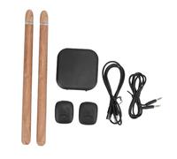 Sxhlseller Batterie électronique Virtuelle, Batterie électronique Intelligente pour Débutants, Adultes, Enfants, Cadeau, Tambour à Air avec Pédales de Baguettes, Jouez N'importe où