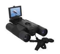 Sxhlseller Binoculaires 10x25 avec Caméra, Jumelles Numériques avec Zoom Numérique 8X et écran D'affichage de 2 Pouces, Enregistreur Photo Vidéo de 2,5k 48 MP pour Un Concert de Voyage (Black)
