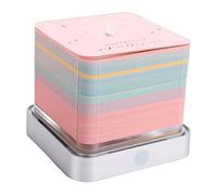 Sxhlseller Bloc-Notes Calendrier Artistique 3D 2026, Bloc-Notes Créatif en Papier Carrousel avec Lumières LED et Boîte en Acrylique pour Décoration de Bureau et