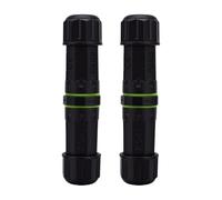 Sxhlseller Boîte de Connexion Extérieure, Connecteur de Câble électrique 3 Broches avec Borne à Vis, pour Systèmes de Câbles D'alimentation pour éclairage LED de Jardin