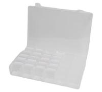 Sxhlseller Boîte de Rangement pour Fil à Broder avec 200 Bobines et 2 Enrouleurs de Fil, étui de Rangement à 36 Grilles pour Fournitures de Points, Couture, Fabrication de Bijoux et Travaux Manuels