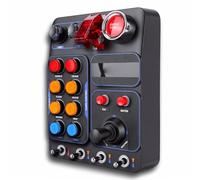 Sxhlseller Boîtier de Commande de Course avec 30 Touches Programmables, éclairage RVB, Compatible avec VolantPXN V9 GEN2, Jeux sur PC, Construction ABS