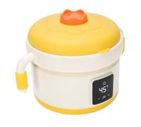 Sxhlseller Bol d'alimentation Rechargeable pour Tout-Petits |Chauffe-Plats électrique 4500mAh avec Chauffage Thermique USB pour Repas Complémentaires, Portable en Acier Inoxydable 316