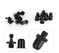 Sxhlseller Boucles de Fixation à Pression pour Haut-Parleur, Boutons de Fixation du Cadre du Couvercle de la Boîte, avec Matière Plastique en Caoutchouc Flexible, pour Petits Haut-parleurs d'étagère,