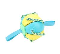 Sxhlseller Boule de Chien Interactive à l'extérieur, Hundball en Toute sécurité avec Corde, Promouvoir l'exercice pour Animaux de Compagnie pour s'entraîner à 'extérieur (Green)