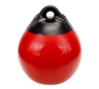 Sxhlseller Boule de Pare-Chocs de Quai Gonflable Boule de Pare-Chocs de Bateau en PVC Haute Résistance Durable pour Yachts Voiliers Bateaux à Rames Noir et Rouge 3,8 Mm pour Bateaux de Pêche (A38)