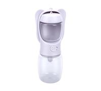 Sxhlseller Bouteille d'eau pour Chien, Distributeur d'eau Portable 2 en 1 avec Récipient de Nourriture intégré, Anti-Fuite, Opération à Une Main pour Petits Chiens, Chiots, Marche, Randonnée, Voyage