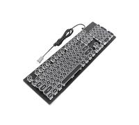 Sxhlseller Boutons de Clavier Mécanique Durable Conception Ergonomique Mixte pour Ordinateur de Bureau et Ordinateur Portable (Black)