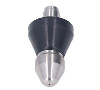 Sxhlseller Buse à Jet pour Nettoyeur Haute Pression, Mini Tête Centrale Compacte en Acier Inoxydable, Remplacement à 6 Trous Arrière avec 1/4 Po NPT pour Eau Chaude et Froide de 5 000 PSI jusqu'à